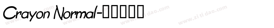 Crayon Normal字体转换
